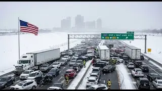 MAYHEM in NYC Today! Epic Blizzard Sparks Deadly Crashes Near Erie, PA