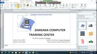 Microsoft Word, Header & Footer, Pad Create