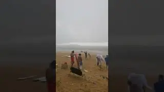 Crazy lightning striking the ocean #explore #outdoor #thunder #lightning #strike #storm #adventure