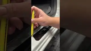Installing 3M paint protection film on a brand new ford ranger