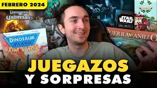 JUEGAZOS Y SORPRESAS FEBRERO 2024 | Últimas Partidas | Juegos de Mesa