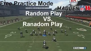 Madden NFL 16 CFM Free Practice Mode (Xbox One)