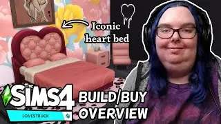 The Iconic Heart Bed Has Returned! (The Sims 4: Lovestruck Build/Buy Overview)