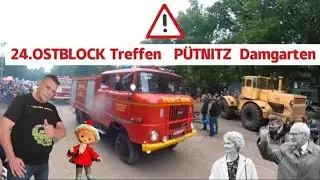 24. INTERNATIONALES OSTBLOCK-FAHRZEUGTREFFEN Pütnitz Damgarten Emailigen Fliegerhorst Pütnitz.