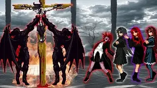 [Mugen KOF] EPIC FIGHT Satanic Choi Vs Dark Orochi Akhiha yagami Team