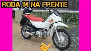 MELHOR RODA PRA ANDAR DE GARUPA NA POP 110! MOTARD.
