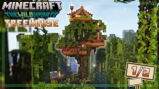 Minecraft: How to Build a Treehouse (Mangrove) - Tutorial 1/2