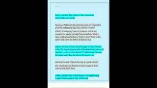 STATE OF COLORADO SALES LICENSE TEST QUESTIONS WITH CORRECT ANSWERSRATED A