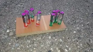Pyrofreaks Sommerbastelei: Kleiner Funke Geysir A-Verbund (4x Rot / 4x Gr&uuml;n)