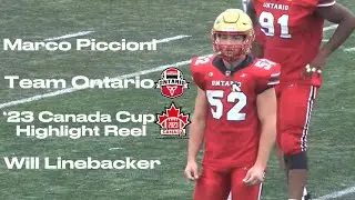 Marco Piccioni Team Ontario 2023 Canada Cup Highlight Reel