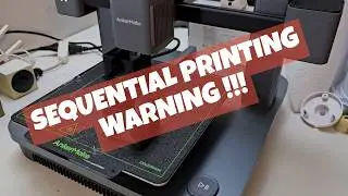 Sequential Printing With AnkerMake (eufymake) M5C Tutorial and Big Warning What Could Go Wrong