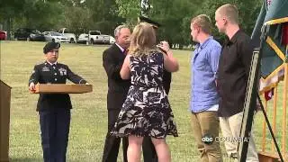 2014-07-18 MG Bradley A Becker Promotion Ceremony 11PM ABC News