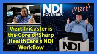 Vizrt TriCaster &mdash; ядро ​​рабочего процесса NDI компании Sharp HealthCare
