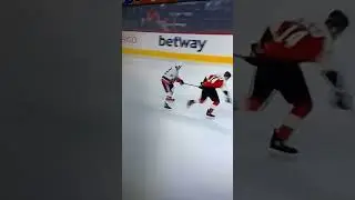 Johnston Tries To Get Deslauriers Attention