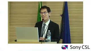Tsukasa Hirota at Sony CSL Rome Opening Event