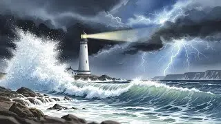 One Night in the Lighthouse &mdash; Cozy Ghibli Storm Escape