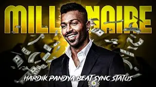 Millionaire X Hardik Pandya || Hardik Pandya Status || Nexus_Editz || Cricket Edits ||