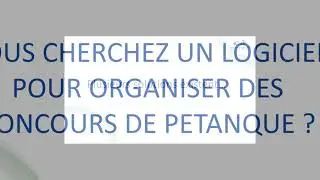 Vous cherchez un logiciel pour organiser des concours de p&eacute;tanque ? Petanque-app.com