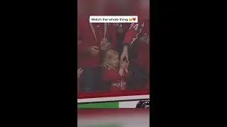 He made sure to get this young fan a hockey puck ❤️👏 | #Shorts