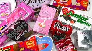NEW 2022 Valentine's Day Candy Opening - Hershey's, M&M, Russel Stover Hearts, Reese's, Dove, Brachs