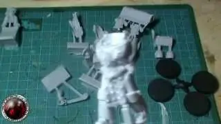 Unboxing Forge World Space Marine MKIV Command Set