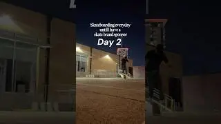 Skateboarding Everyday Until I Have a Skate Brand Sponsorship Day 2 #skateboarding #skating