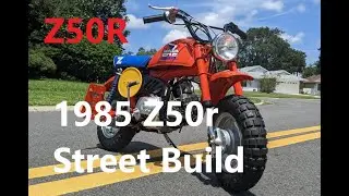 1985 Honda Z50r - Street Style Build Showcase - Z50 Z50a Mini Trail Motorcycle Minimoto