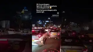 Bengaluru traffic 🚦| night around 12:30-1:00 Am  | traffic #bengaluru #traffic #flyover #closed