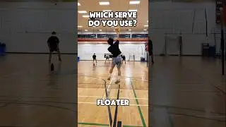 Which serve do you use &mdash; float or topspin? 🏐💨