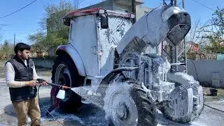 KAR KÖPÜĞÜ İLE DETAYLI TRAKTÖR YIKAMA