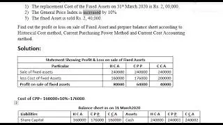 Inflation Accounting HCA, CPP, CCA Chapter 2