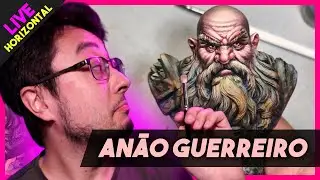 ANÃO GUERREIRO: PAINT ALONG 02 - Pintura passo a passo