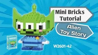 HOW TO BUILD ALIEN TOY STORY BRICKS | cara memasang lego bricks alien W2601-42