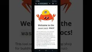Rust and webassembly tutorials