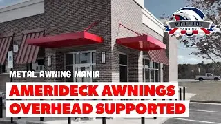 AmeriDeck Marquee Awnings with Overhead Supports