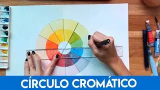Círculo Cromático: Como Fazer um Círculo Cromático com Aquarela Cores Combinações Como Usar Completo