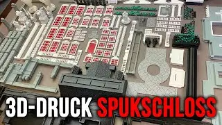 Gigantisches 3D-Druck Spukschloss Projekt &ndash; Hunderte Teile im Livestream! 🏰 Ank&uuml;ndigung Rudelbasteln
