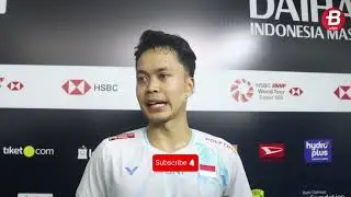 Indonesia Masters 2026 - Comeback Manis Anthony Sinisuka Ginting di Partai Penutup 32 Besar