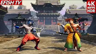 Basara vs Tokugawa Yoshitora (Hardest AI) - Samurai Shodown