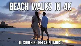 4K Beach Walks: Escape to Paradise to Relaxing Music