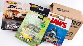 Unboxing Hot Wheels Replica Entertainment Mix 3 Premium Case
