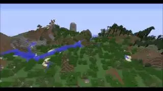 Minecraft 1.8 Terrain Generation Flyover