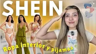 Mega haul de SHEIN 🤩 ¡Cosas que SI VALEN la PENA comprar en shein! 😮‍💨Pijamas y ropa interior 🔥