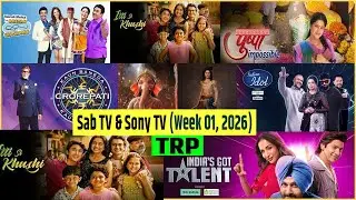 Sab TV & Sony TV (Week 01, 2026) Trp | All Shows Latest TRP | Acs Talks