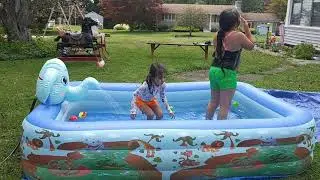 Amazon: Hamdol Inflatable Swimming Pool with Sprinkler Review