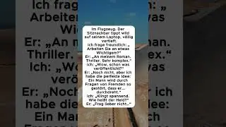 Im Flugzeug #witze #funny #lustig
