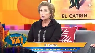 ¿A quién considera Leticia Calderón como su maestro en la actuación? | Cuéntamelo YA!