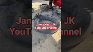 Tube big Tyre repair just so easy #tyer #truck #shortvideo
