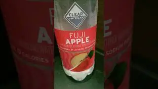 Clear American Fuji Apple flavored sparkling water [] A KILR Taste Test