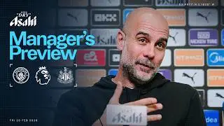 PRESS CONFERENCE | Pep Guardiola | Man City v Newcastle | Premier League